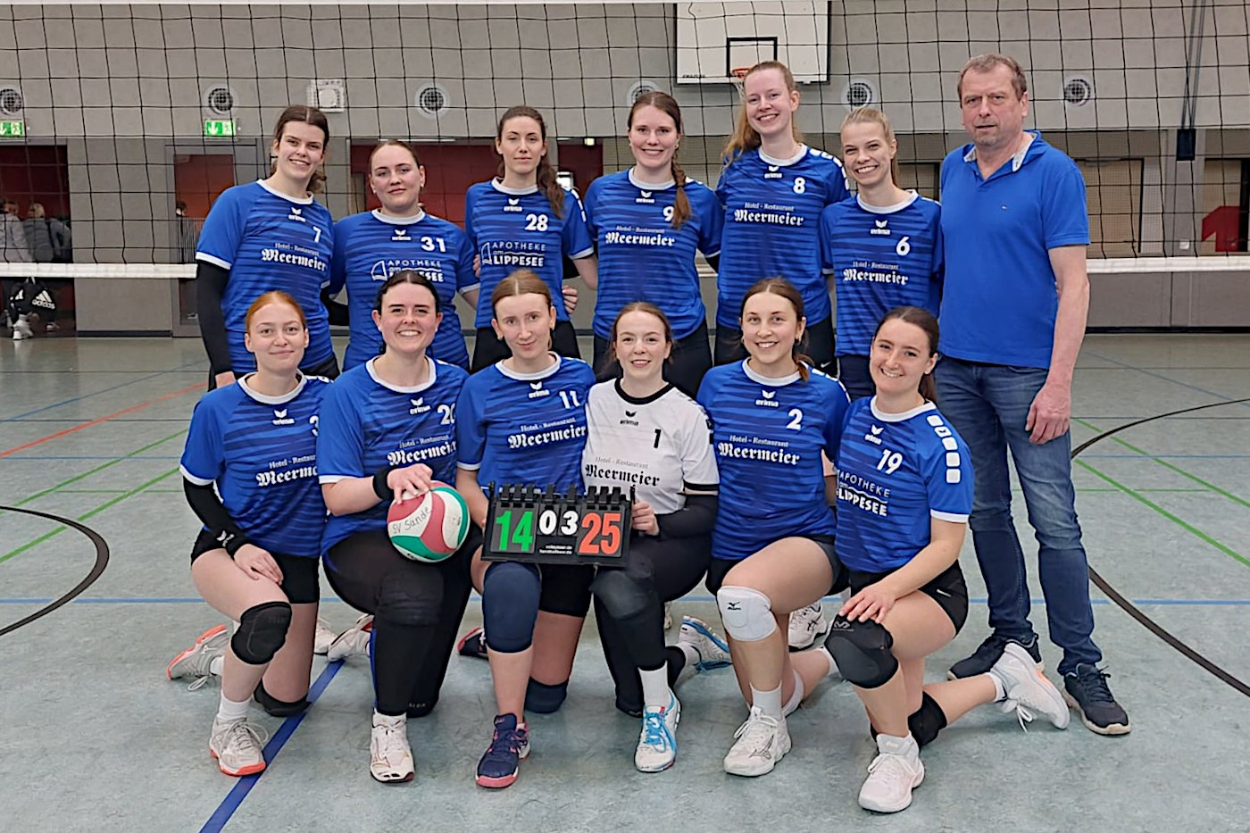Teamfoto Sande III – Volleyball SV Blau-Weiß Sande, Paderborn