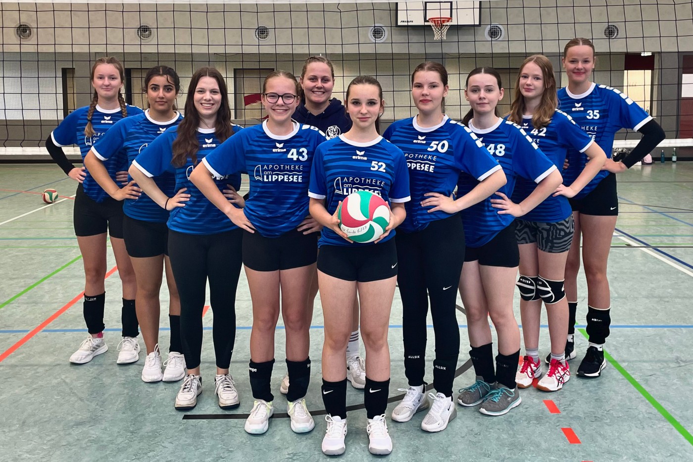 Teamfoto Sande V – Volleyball SV Blau-Weiß Sande, Paderborn