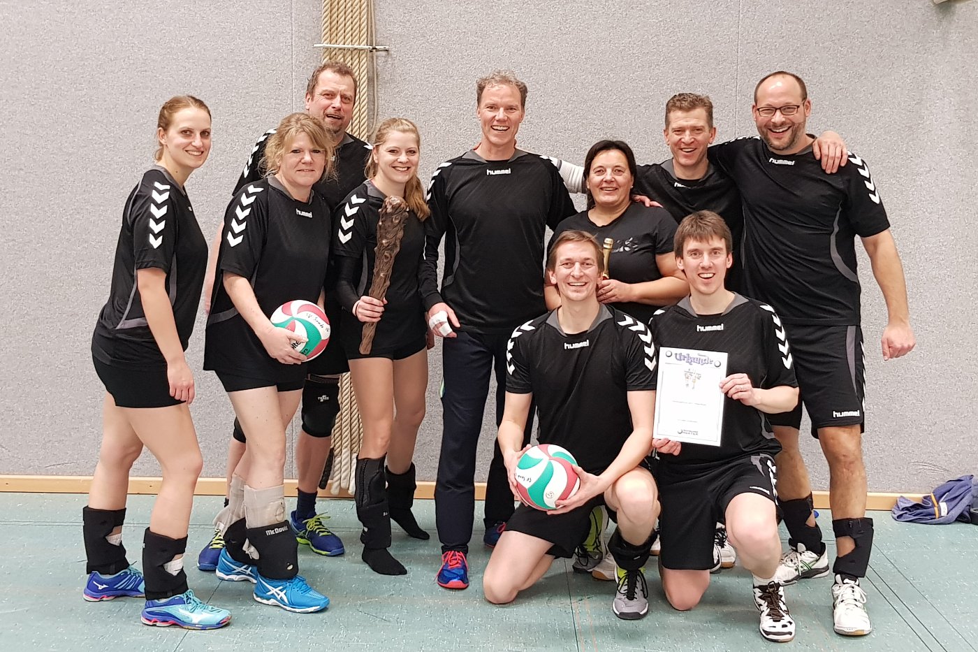 Teamfoto Hobby-Mixed – Volleyball SV Blau-Weiß Sande, Paderborn